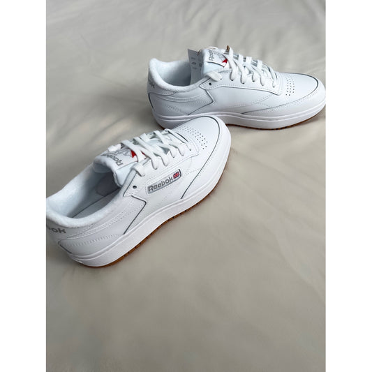 White Reebok Club C Double Women (Size 7.5)