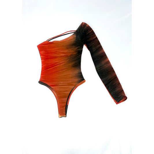 Multicolor Sunset Bodysuit (Size Small)