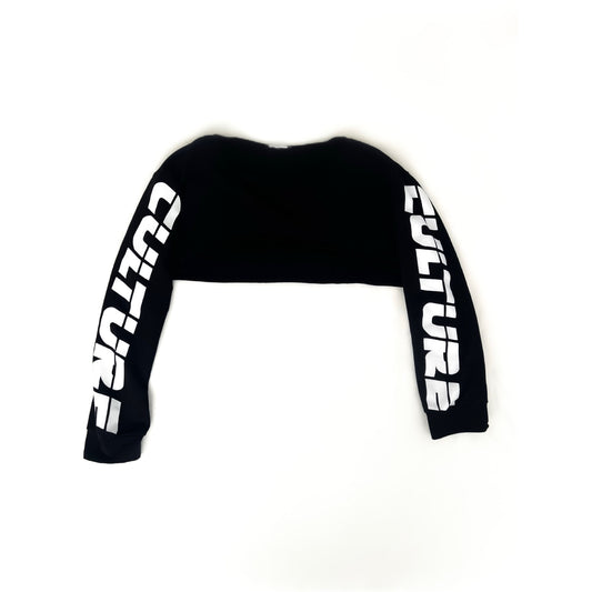 Black Culture Cropped Sweatshirt (Size Medium)