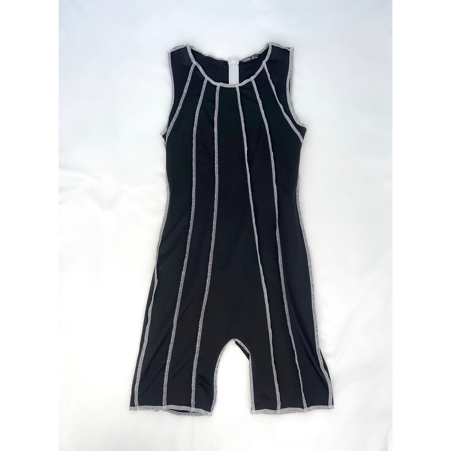 Onepiece With Vertical Sewing Strips (Size Small)