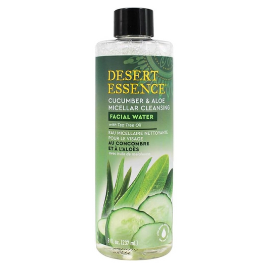 Desert Essence
Cucumber & Aloe Micellar Facial Cleansing Water
8 fl oz