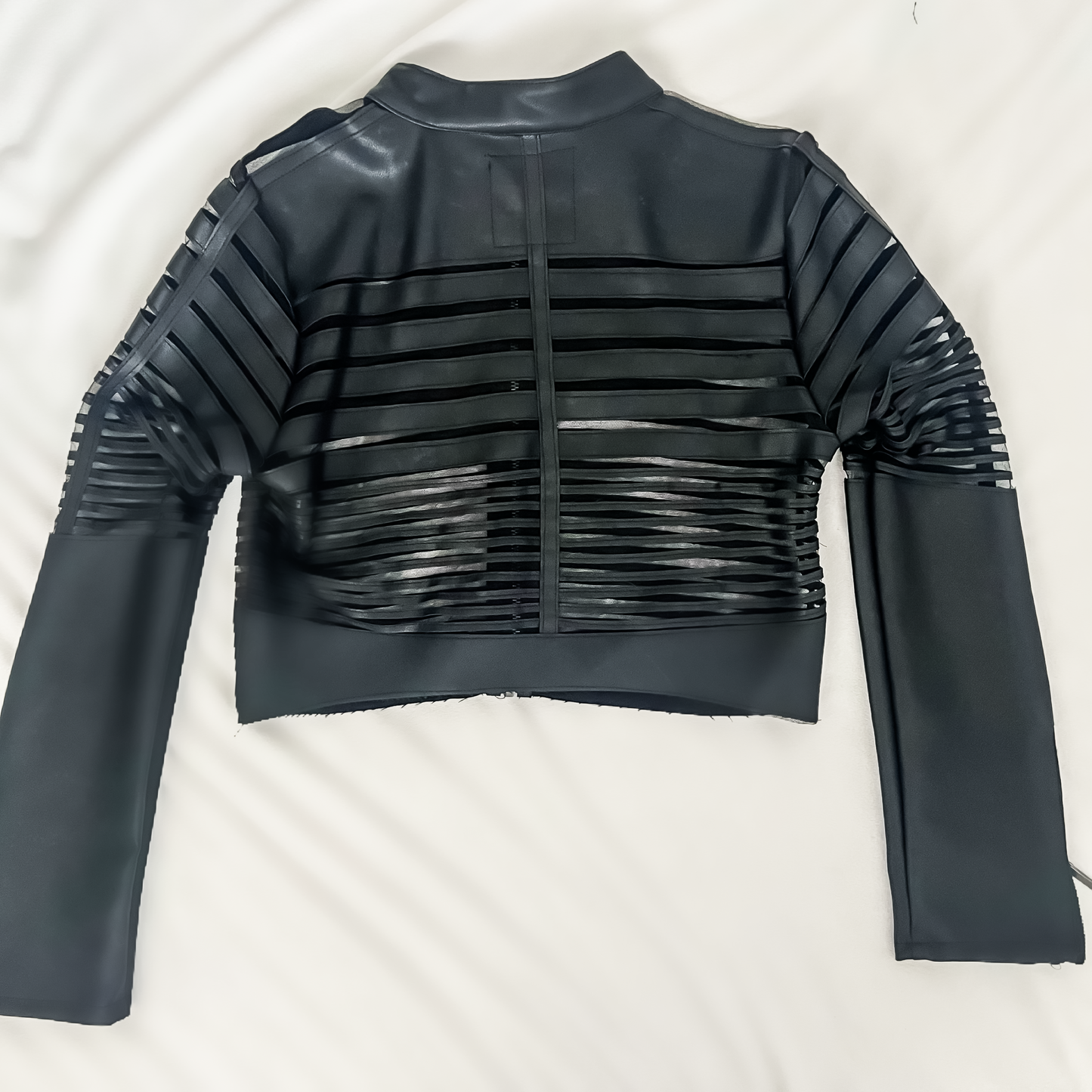 Leather Mesh Jacket (Size Medium)